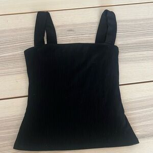 COPY - Reformation Black Knit Tank Top Size XS